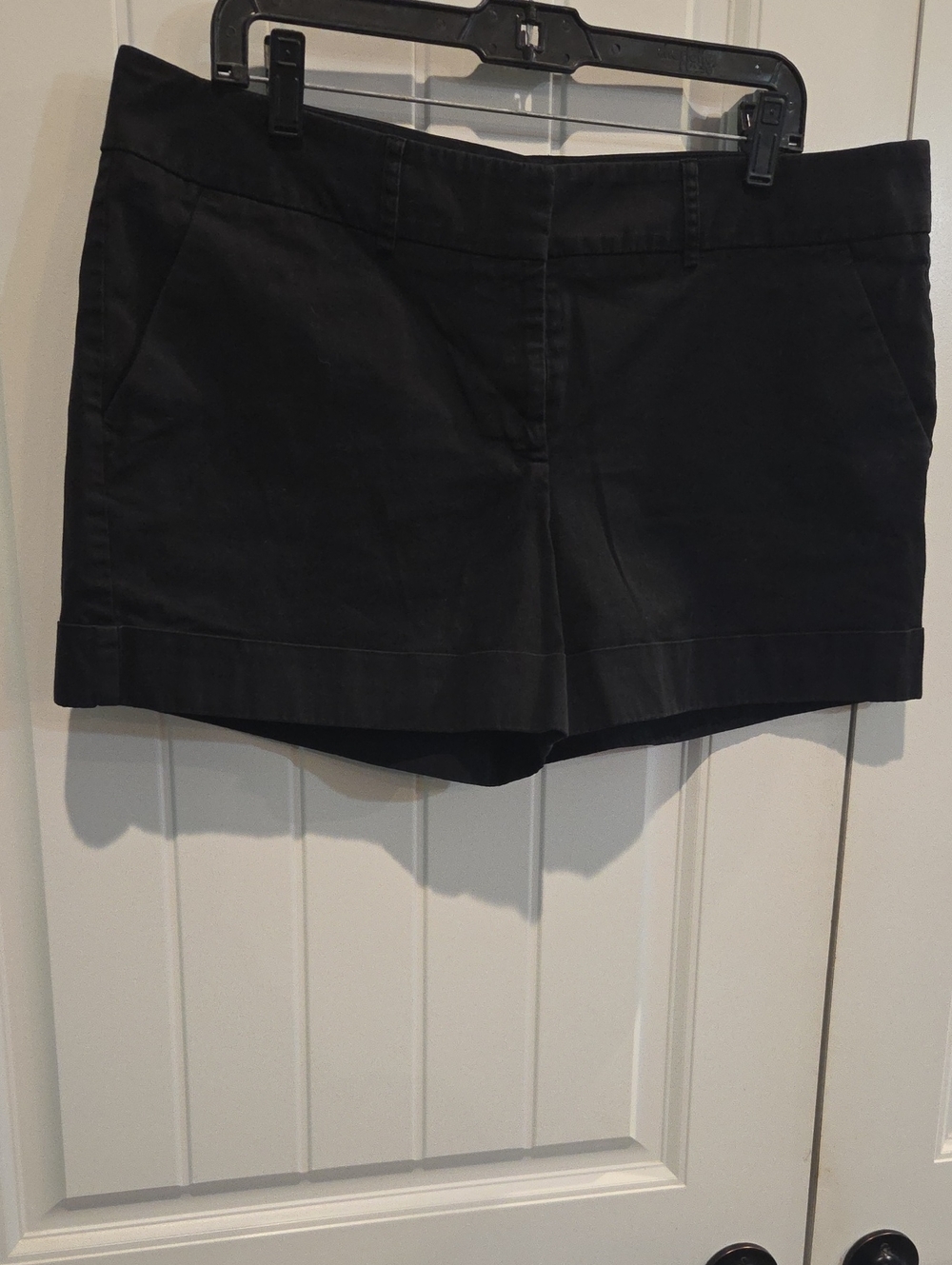 New York & Company Black Cuffed Shorts